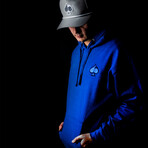 Fairway Wave & Spade Hoodie // Blue (S)