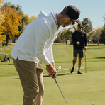 Performance Golf Hoodie // Cotton Candy Drip (2XL)