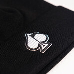 Fairway Wave & Spade Beanie // Black (S)