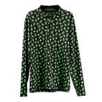 Frankenstein Pullover // Black + Green (2XL)