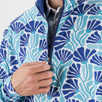 Biscayne Beach Quarter Zip // Blue (S)