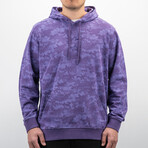 Casual Hoodie // Purple Hex Camo (XL)