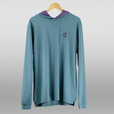 Performance Golf Hoodie // Seafoam Digi Camo (S)