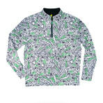 Augusta Topo Pullover // White + Green (3XL)