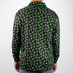 Frankenstein Pullover // Black + Green (2XL)