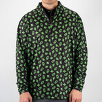 Frankenstein Pullover // Black + Green (2XL)
