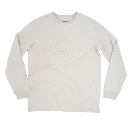 Spade Crewneck // Cream (S)