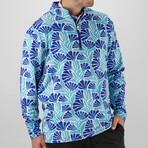 Biscayne Beach Quarter Zip // Blue (S)