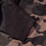 Dark Forest Camo Pullover // Black + Green (S)