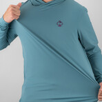 Performance Golf Hoodie // Seafoam Digi Camo (XL)