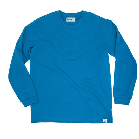 Spade Crewneck // Ocean Blue (S)