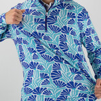 Biscayne Beach Quarter Zip // Blue (S)