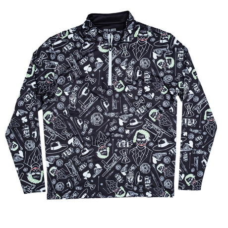 The Joker Pullover 2.0 // Black + Green (S)