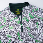 Augusta Topo Pullover // White + Green (3XL)
