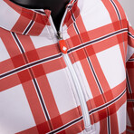 Lumberjack Pullover // White + Red (3XL)