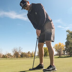 Shadown Drip Pullover // Black + Gray (2XL)