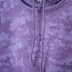 Casual Hoodie // Purple Hex Camo (XL)