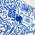 Bud Light Pullover // White + Blue (S)