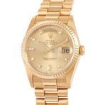 Rolex Day-Date 36 Yellow Gold Diamond President Automatic // 18238 // Pre-Owned