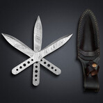 Lot Of 3 // Damascus Throwing knives // 2020
