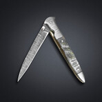 Damascus Pocket Folding Knife // 2017
