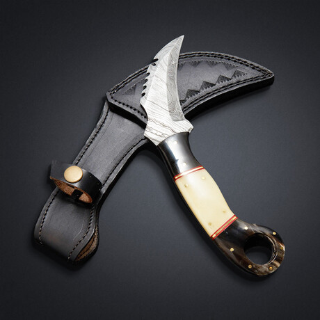 Camel Bone + Buffalo Horn Karambit // 1001