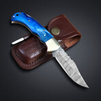 Damascus Folding Knife // 2049