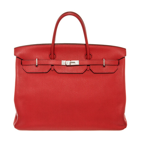 Hermes Taurillon Clemence Leather Birkin 35 with Palladium HW in Curry