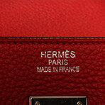 Hermès // Bougenvillea Clemence Birkin Handbag