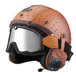 Octavio Bluetooth Motorcycle Helmet // Tan (M)
