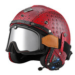 Brent Bluetooth Motorcycle Helmet // Red (S)