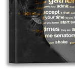 Bob Dylan Times Achangin (15"H x 15"W x 1.5"D)