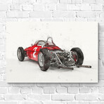 Ferrari 156 Rear (15"H x 18"W x 1.5"D)