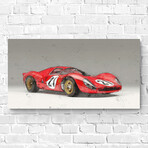 Ferrari 330 P4 (15"H x 18"W x 1.5"D)