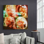 Glowing Beatles (36"H x 36"W x 1.5"D)