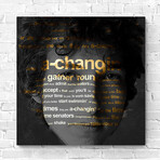 Bob Dylan Times Achangin (15"H x 15"W x 1.5"D)