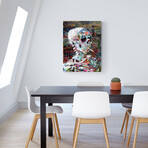 Skull Heavy Graffiti (18"H x 15"W x 1.5"D)