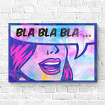 Bla Bla Bla (15"H x 18"W x 1.5"D)