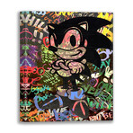 Sonic The Hedgehog Graffiti (18"H x 15"W x 1.5"D)