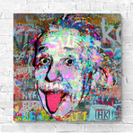 Einstein Heavy Graffiti (15"H x 15"W x 1.5"D)