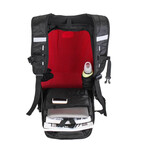 Shannon Motorcycle Backpack // Red + Black