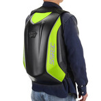 Gavin Motorcycle Backpack // Green + Black