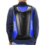 Nigel Motorcycle Backpack // Blue+Black