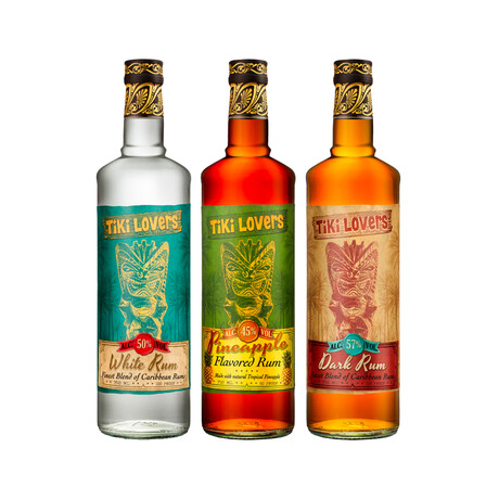 Tiki Lovers Taste of the Caribbean // Set of 3 // 750 ml Each