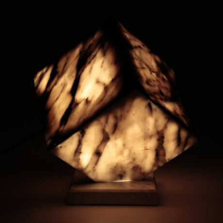 Carrara Cube Lamp