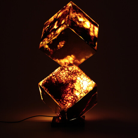 Hourglass Volcanic Lamp