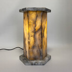 Tiger Skin Column Lamp