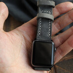 Custom Made Apple Watch Strap // Antique Gray (38 mm)