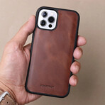 iPhone Leather Case // Tobacco (iPhone 11)