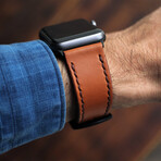 Custom Made Apple Watch Strap // Cognac (42 mm)